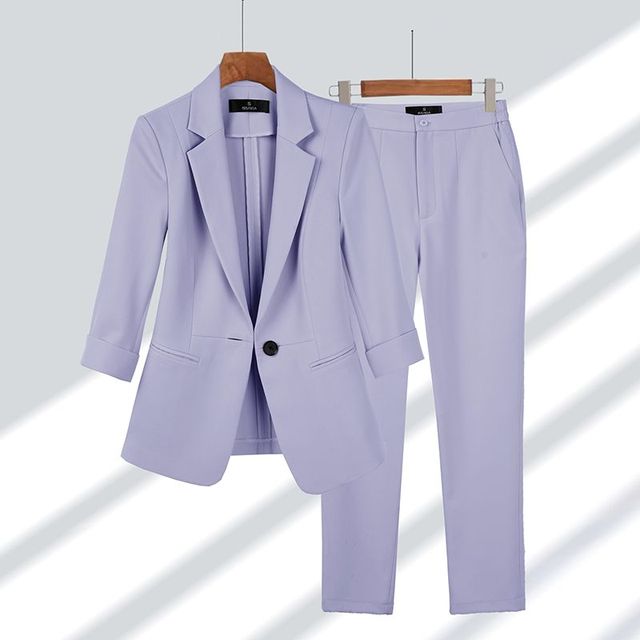 Suitora™ - Elegant Tvådelad Set med Kavaj och Byxa