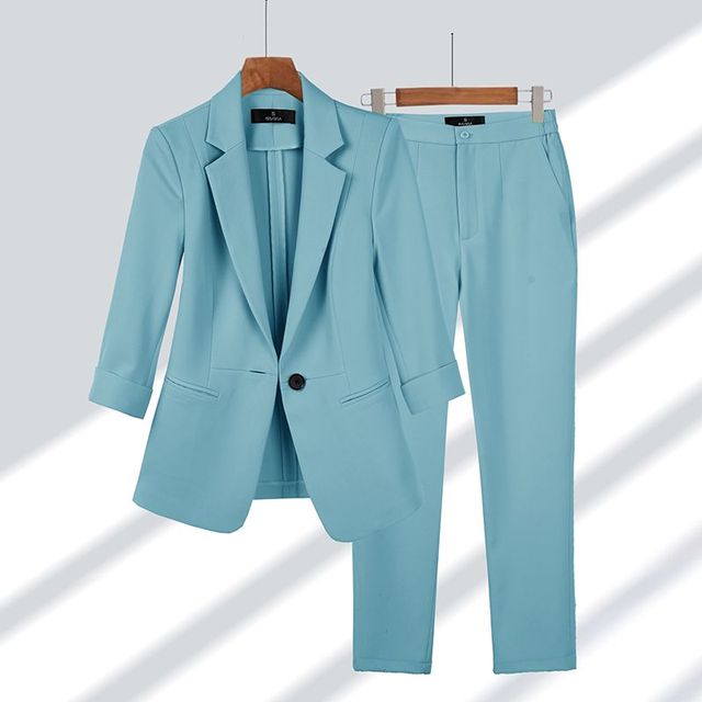Suitora™ - Elegant Tvådelad Set med Kavaj och Byxa