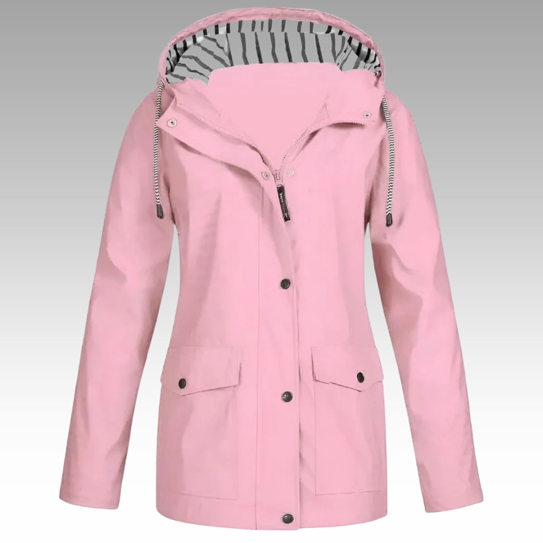 Therese™ - Vattentät Jacka - Elegant Design & Ultralätt Komfort för Alla Väder