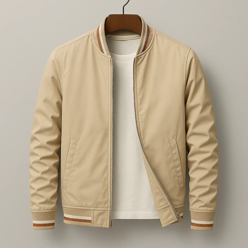 Maverick™ - Stilfull Randig Bomberjacka
