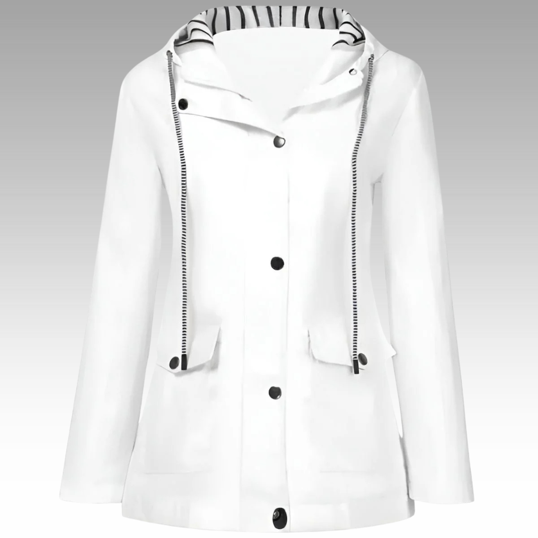 Therese™ - Vattentät Jacka - Elegant Design & Ultralätt Komfort för Alla Väder