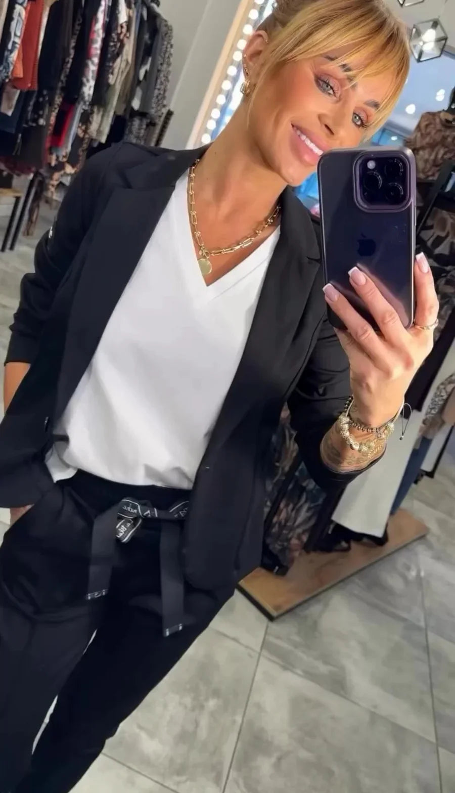 Zyora™ - Skräddarsytt Set med Mjuk Kavaj och Casual Joggers