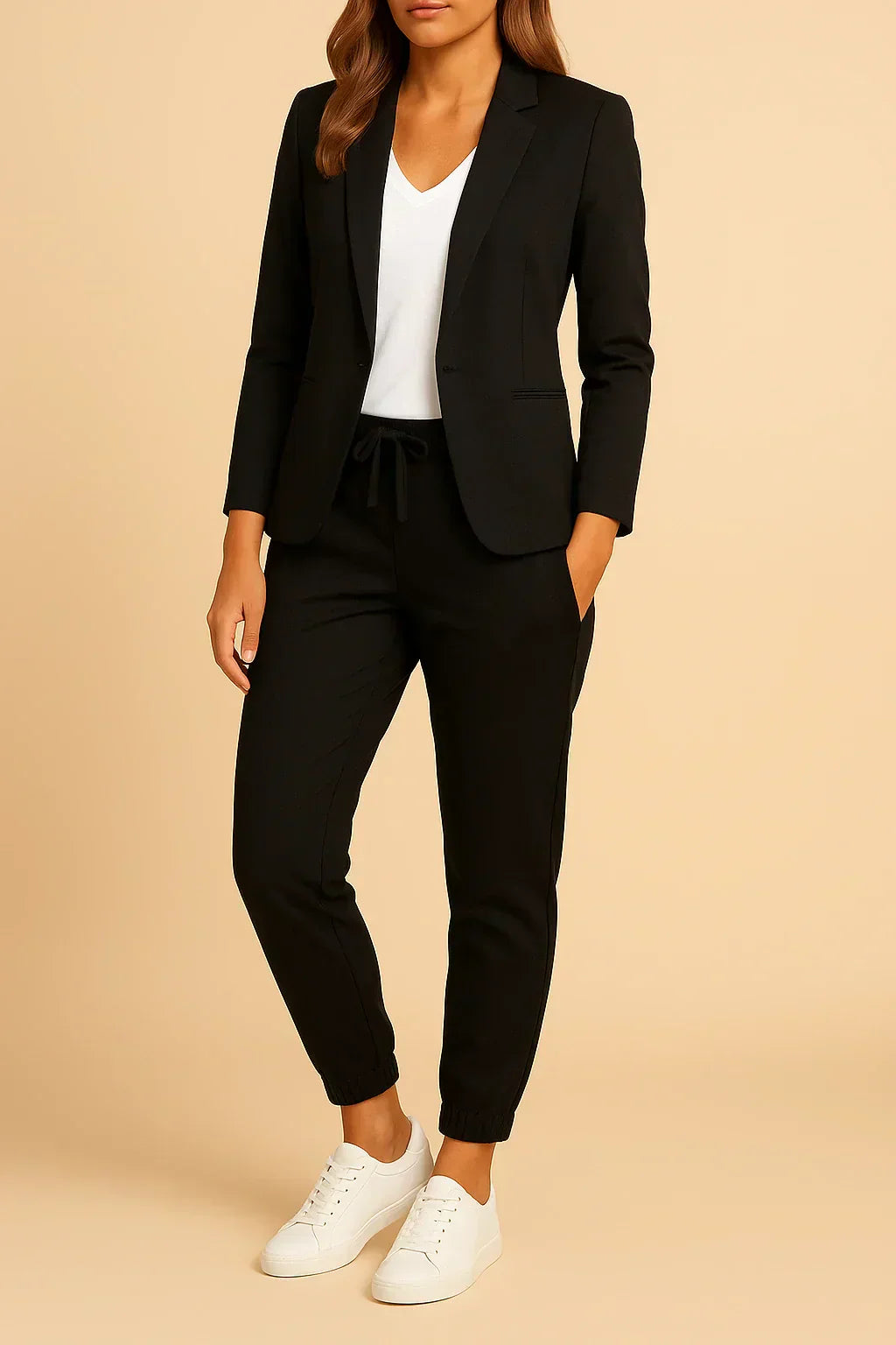 Elanova™ – Elegant Set med Kavaj och Byxor