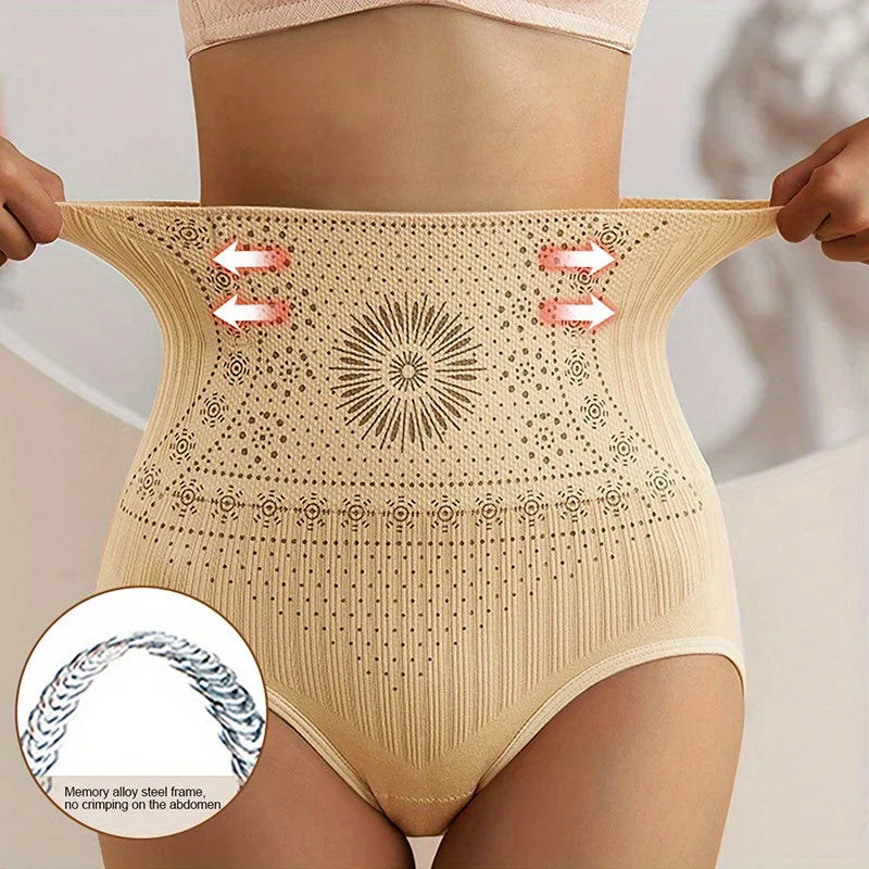 SlimFit™ - Andningsbara & Bekväma Höga Midjetrosor med Magstöd