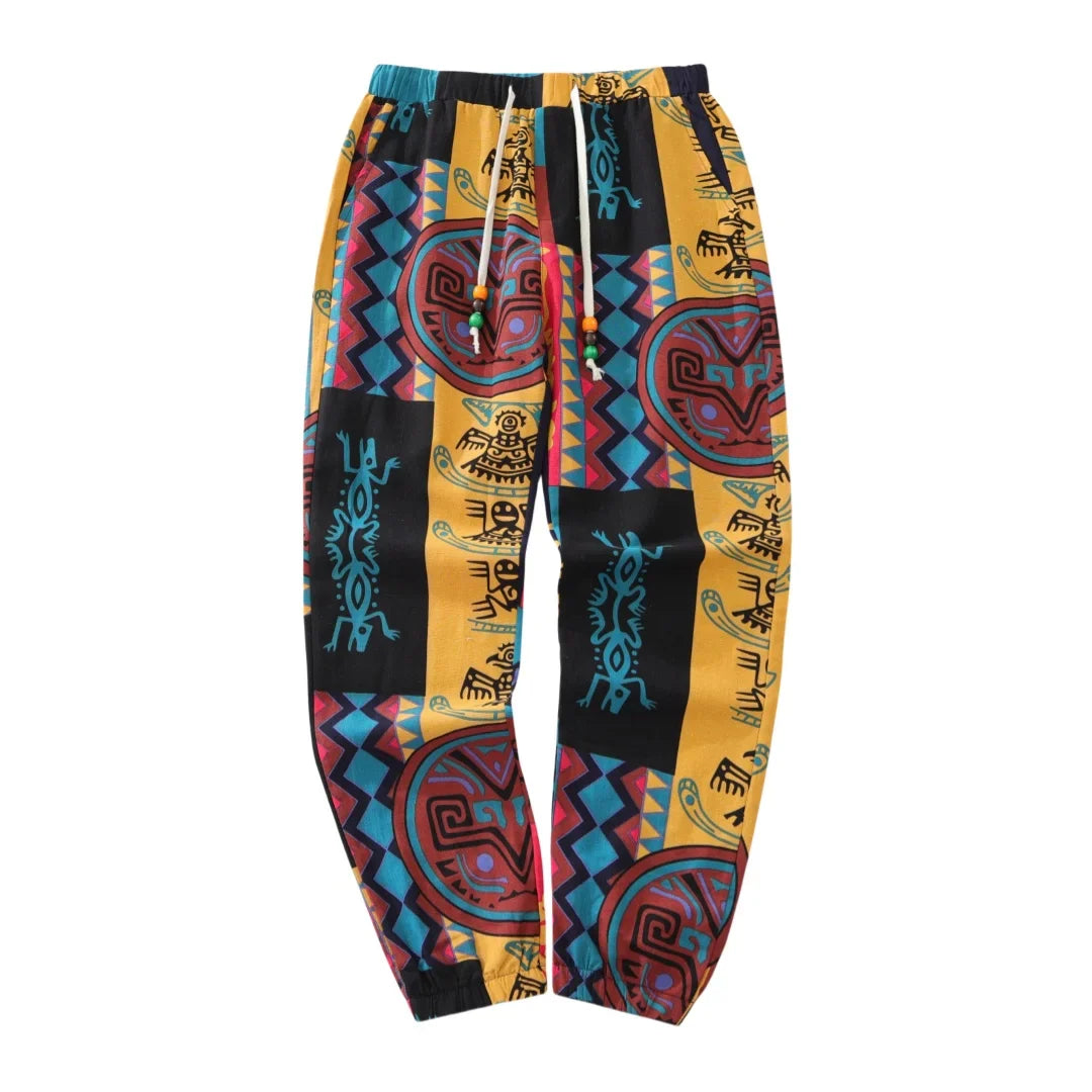Zahara™ - Boho Tribal Print Bekväma Byxor