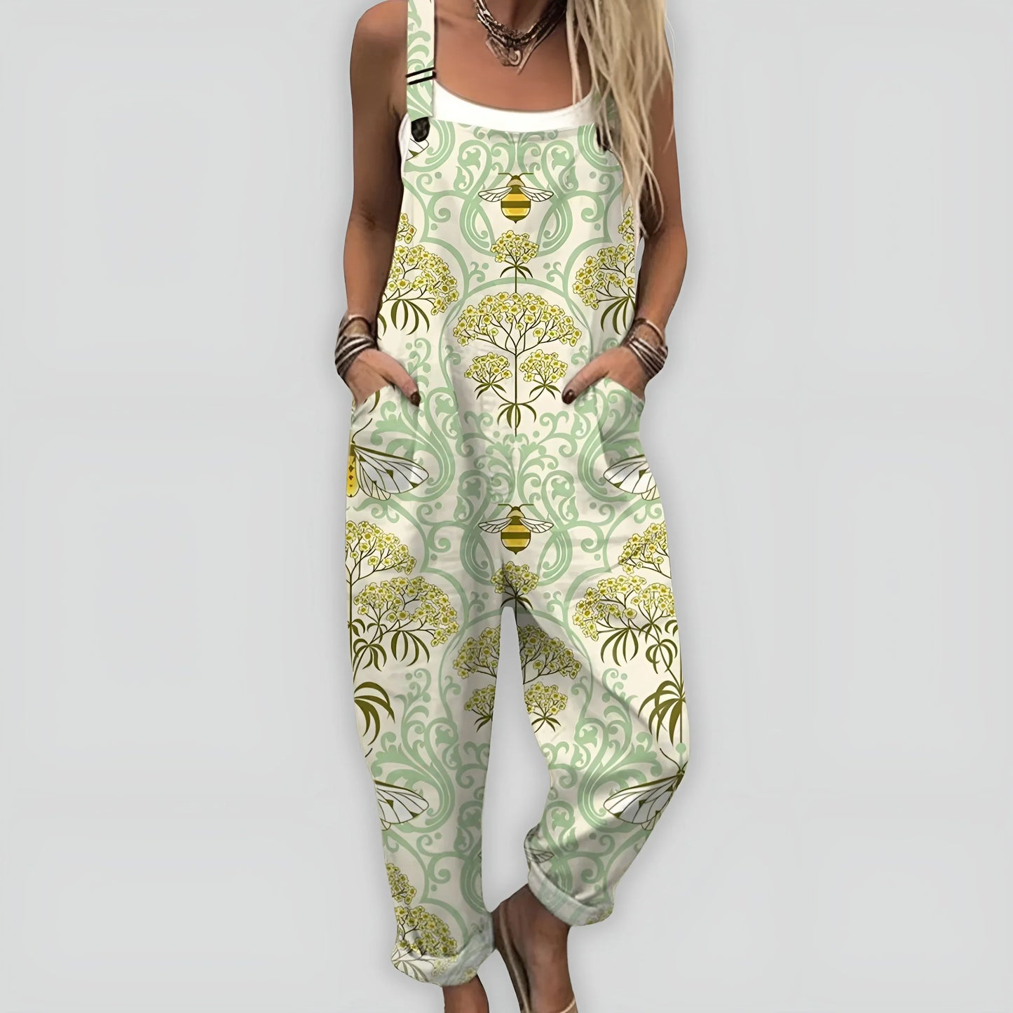 Faye™ - Bekväm och Stilren Jumpsuit med Ledig Passform