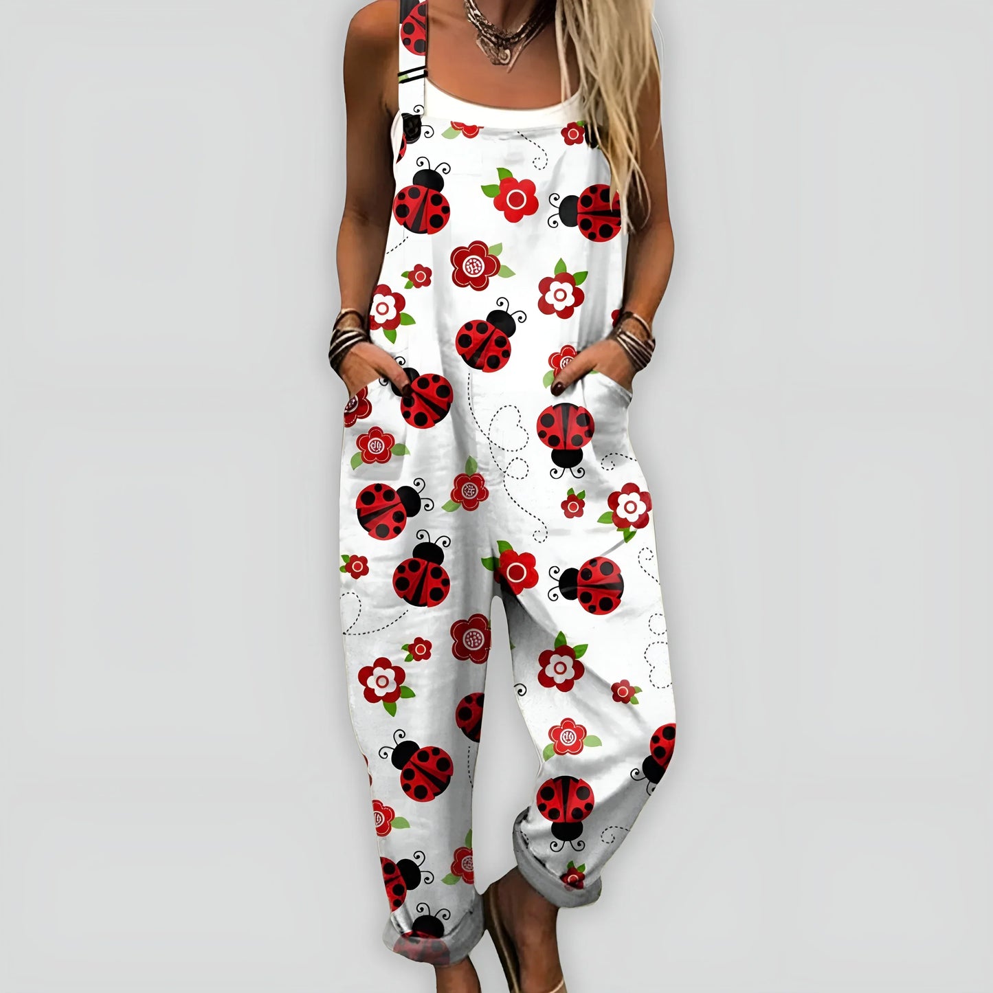 Faye™ - Bekväm och Stilren Jumpsuit med Ledig Passform