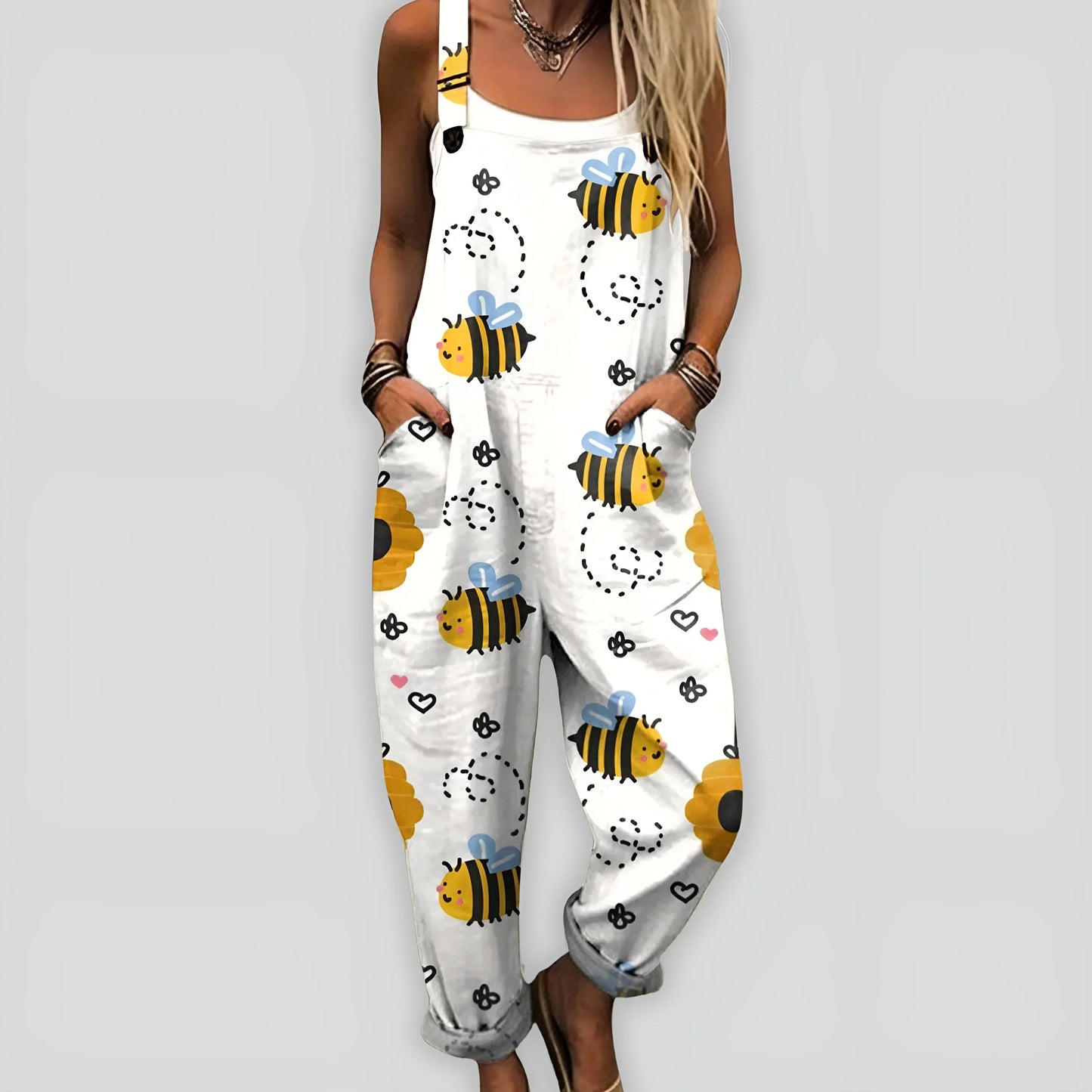 Faye™ - Bekväm och Stilren Jumpsuit med Ledig Passform