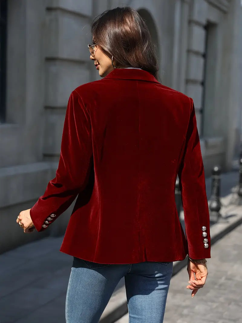 Eloura™ - Elegant Vintage Velourjacka