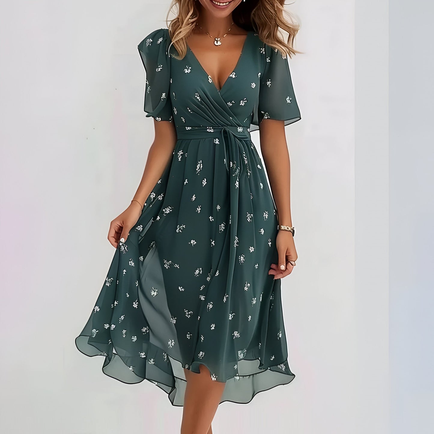 Seraya™ – Elegant och Luftig Sommarklänning