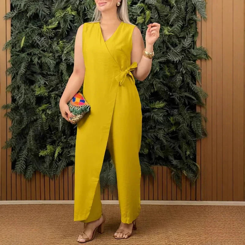 Classiva™ – Stilren Omlott-Jumpsuit – Elegant utan Ansträngning