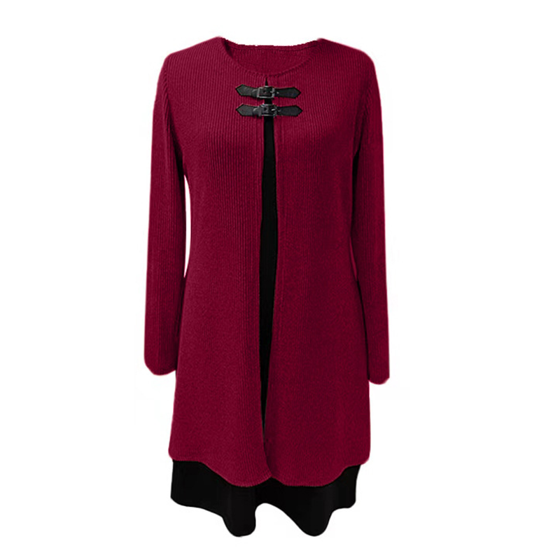 Alicia™ – Tvåfärgad Elegant Klänning