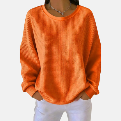 Anneli™ – Mjuk Vardagsvänlig Vaffelstickad Tröja | 1+1 Gratis