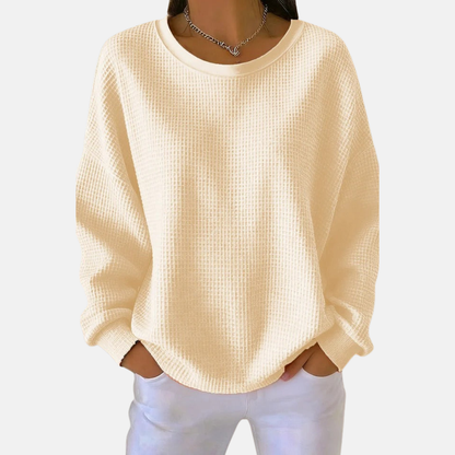 Anneli™ – Mjuk Vardagsvänlig Vaffelstickad Tröja | 1+1 Gratis