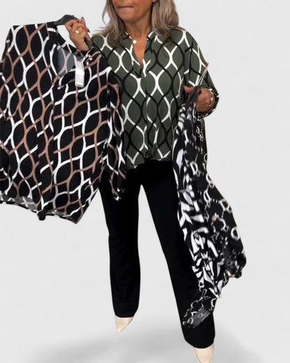 Dagny™ – Tidlös Blus med Feminin Elegans