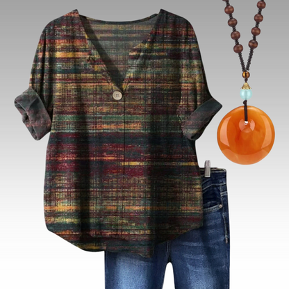 Comvara™ - Tidlös Blus med Gratis Halsband