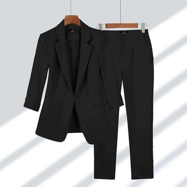 Suitora™ - Elegant Tvådelad Set med Kavaj och Byxa
