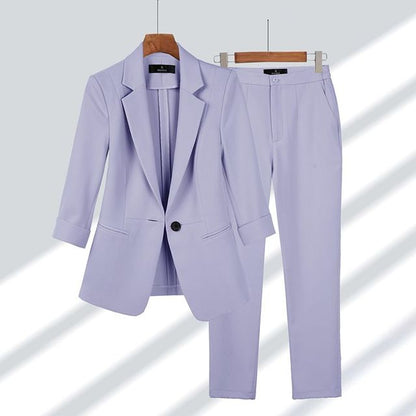 Suitora™ - Elegant Tvådelad Set med Kavaj och Byxa
