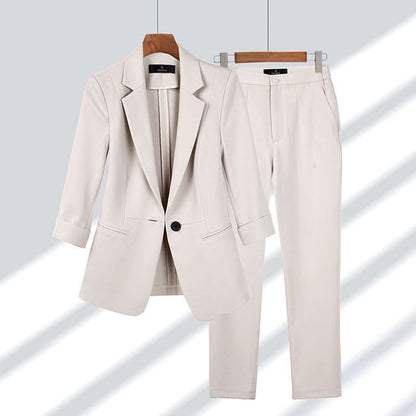 Suitora™ - Elegant Tvådelad Set med Kavaj och Byxa