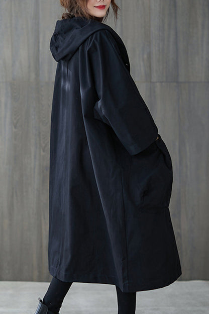 Helga™ - One Size Oversized Vattenavvisande Vindjacka