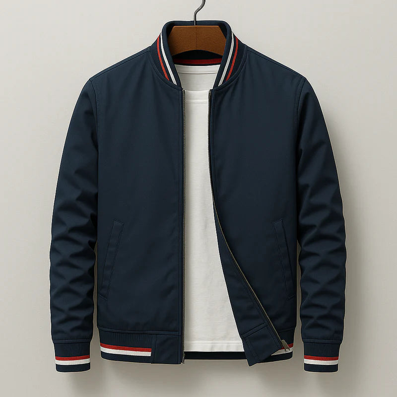 Maverick™ - Stilfull Randig Bomberjacka