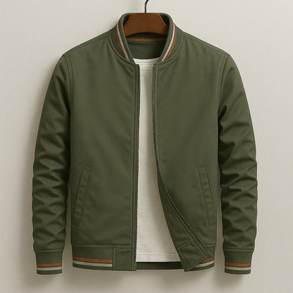 Maverick™ - Stilfull Randig Bomberjacka