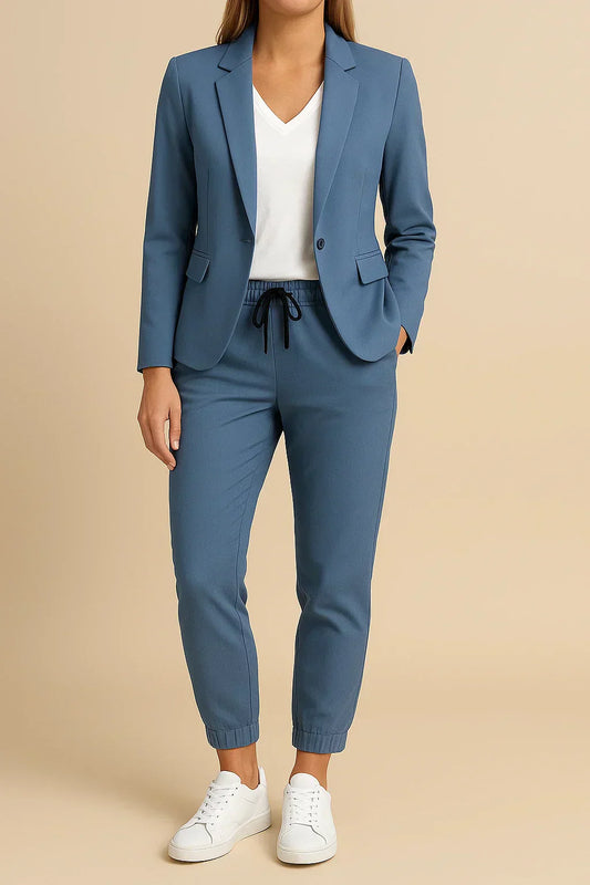 Elanova™ – Elegant Set med Kavaj och Byxor
