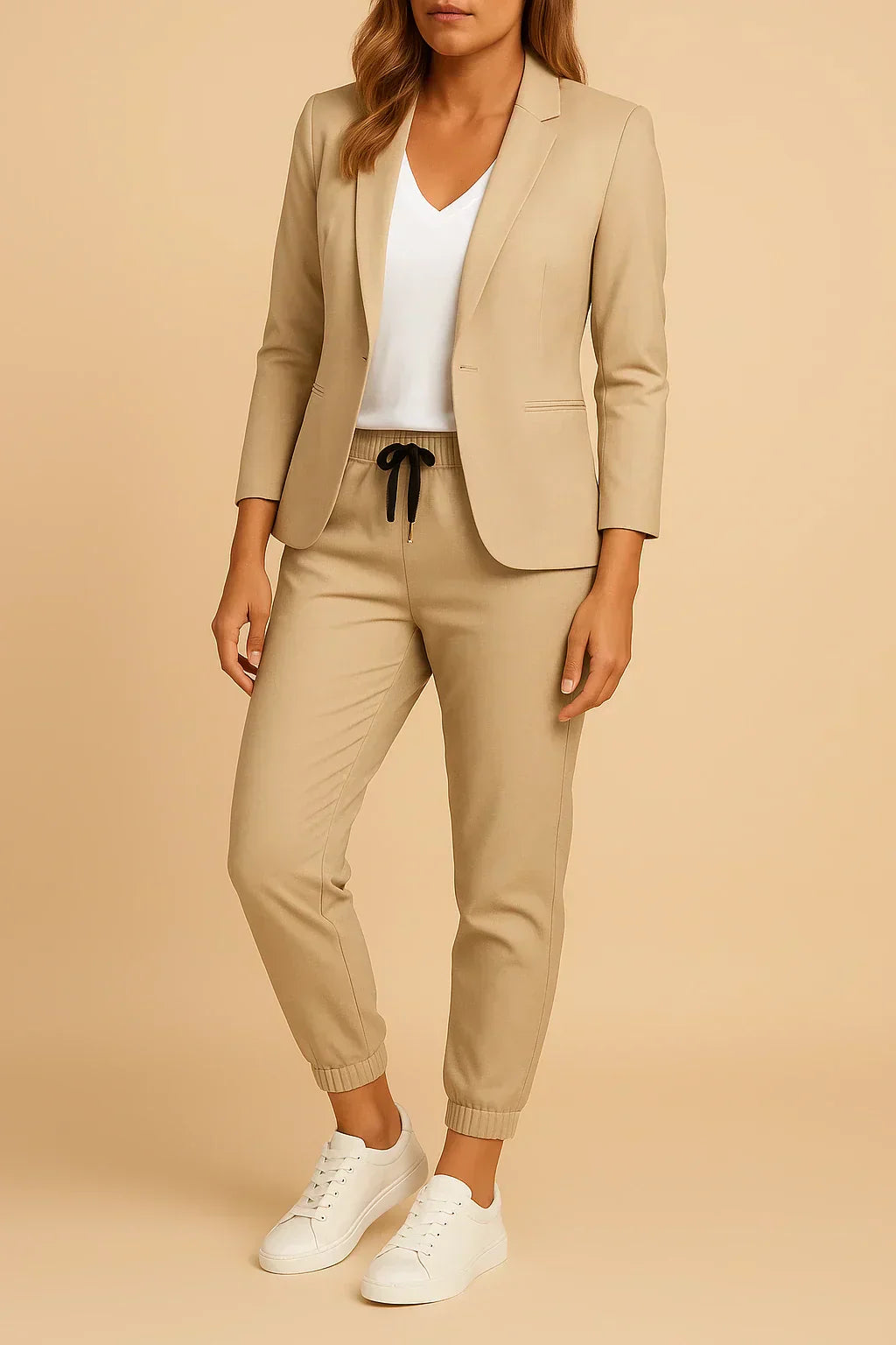 Elanova™ – Elegant Set med Kavaj och Byxor