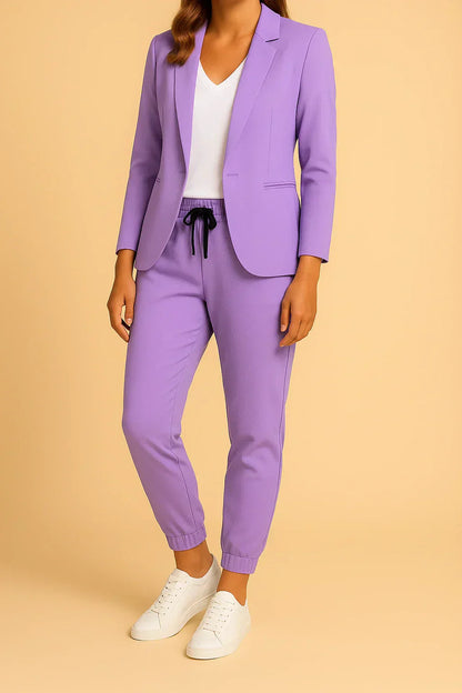 Elanova™ – Elegant Set med Kavaj och Byxor