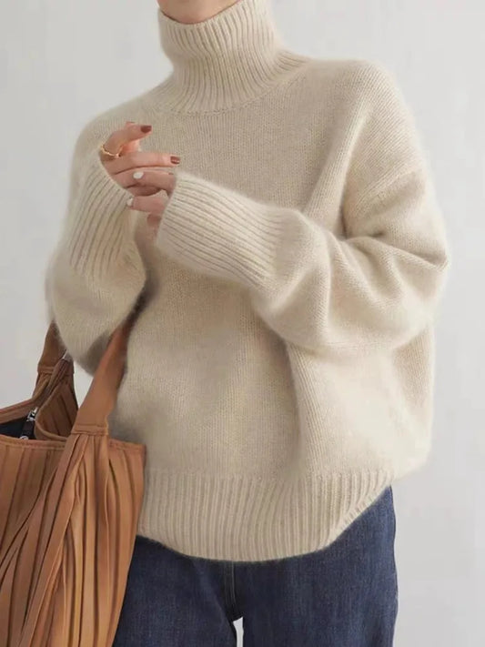 Collaria™ – Elegant Högkrage Tröja