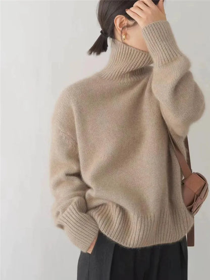 Collaria™ – Elegant Högkrage Tröja