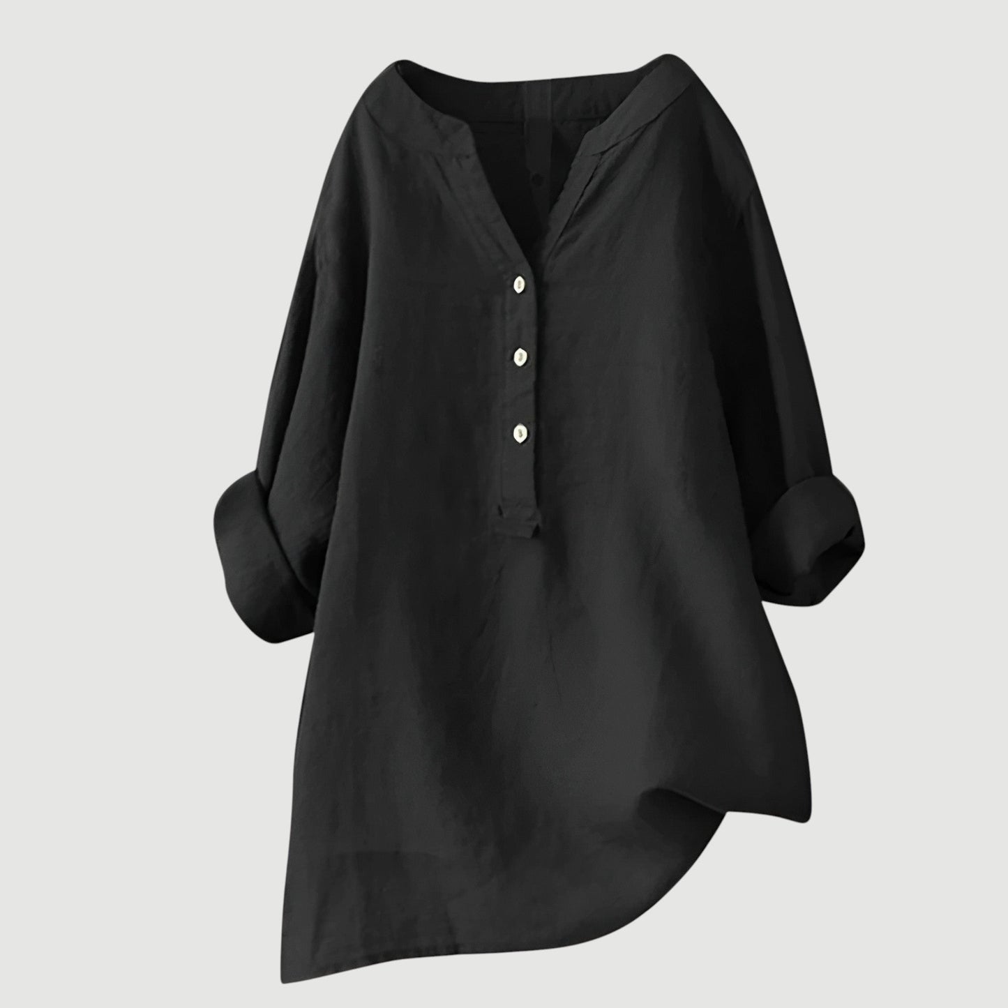 Freja™ - Luftig och Bekväm Skjorta med Knappar