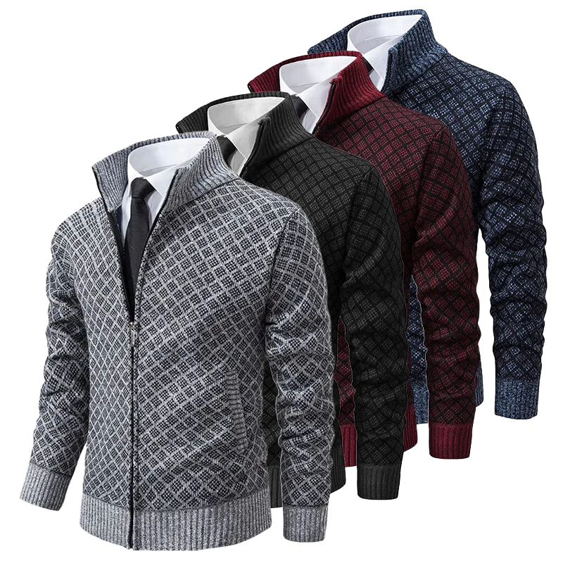 Capsten™ - Elegant Stickad Kofta