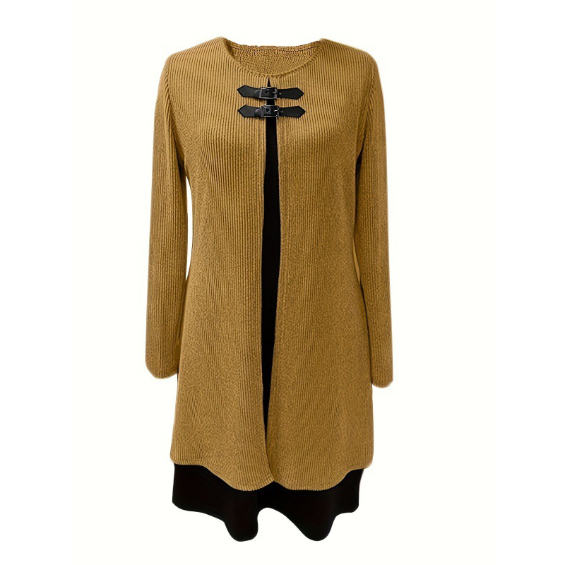 Alicia™ – Tvåfärgad Elegant Klänning